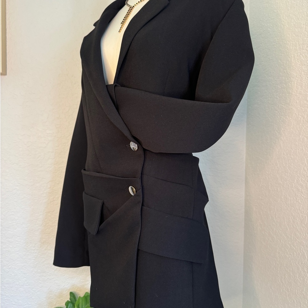 House of CB Blazer Tuxedo Dress M